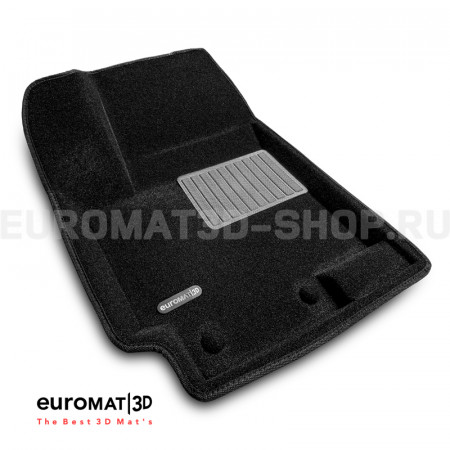 Текстильные 3D коврики Euromat3D Business в салон для Kia Rio (2011-2016) № EMC3D-002922