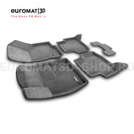 Текстильные 3D коврики Euromat3D Business в салон для Volkswagen Golf 7 (2013-2019) № EMC3D-004507G Серые Текстильные 3D коврики Euromat3D Business в салон для Volkswagen Golf 7 (2013-2019) № EMC3D-004507G Серые