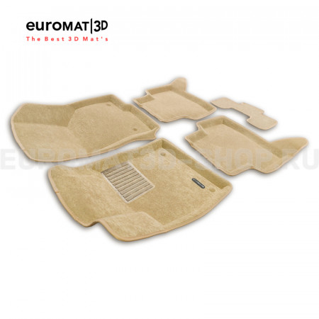 Текстильные 3D коврики Euromat3D Business в салон для Volkswagen Golf 7 (2013-2019) № EMC3D-004507T Бежевые Текстильные 3D коврики Euromat3D Business в салон для Volkswagen Golf 7 (2013-2019) № EMC3D-004507T Бежевые