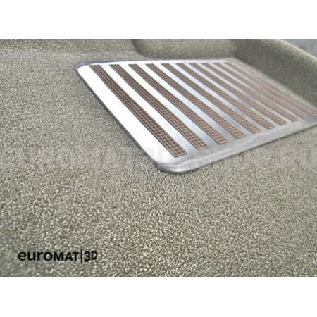 Текстильные 3D коврики Euromat3D Lux в салон для Toyota Rav 4 (2006-2013) № EM3D-005126T Бежевые
