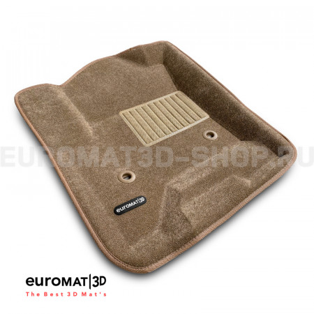 Текстильные 3D коврики Euromat3D Business в салон для Cadillac Escalade (2015-2021) № EMC3D-001306T Бежевые Текстильные 3D коврики Euromat3D Business в салон для Cadillac Escalade (2015-2021) № EMC3D-001306T Бежевые