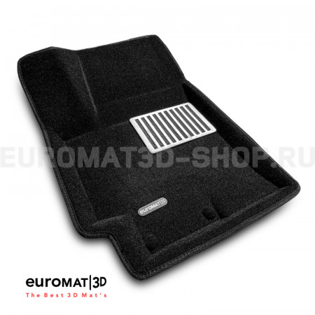 Текстильные 3D коврики Euromat3D Lux в салон для Kia Rio (2017-) № EM3D-002931