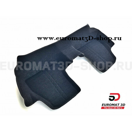 Текстильные 5D коврики с высоким бортом Euromat3D в салон для Ford Focus 3 (2011-) № EM5D-002207