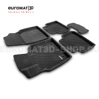 3D коврики Euromat3D EVA в салон для Toyota Camry XV70 (2018-2024) № EM3DEVA-005101