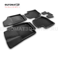 3D коврики Euromat3D EVA в салон для Volkswagen Polo (2020-) № EM3DEVA-004508