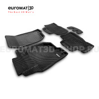 3D коврики Euromat3D EVA в салон для Mitsubishi Pajero Sport (2016-2019) № EM3DEVA-003614
