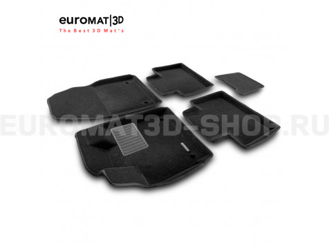 Текстильные 3D коврики Euromat3D Business в салон для Exeed TXL (2019-) № EMC3D-001423 Текстильные 3D коврики Euromat3D Business в салон для Exeed TXL (2019-) № EMC3D-001423