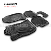 3D коврики Euromat3D EVA в салон для Subaru Legacy (2010-) № EM3DEVA-004704