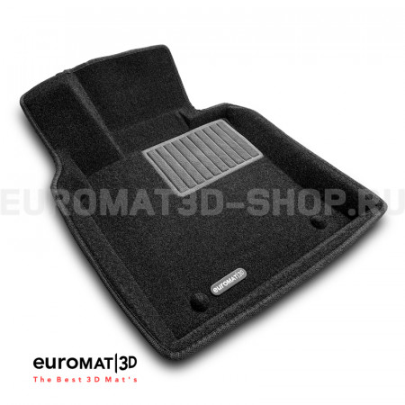 Текстильные 3D коврики Euromat3D Business в салон для Toyota Avalon (2018-) № EMC3D-0051XX