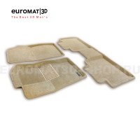 Текстильные 3D коврики Euromat3D Business в салон для TANK 500 (2023-) № EMC3D-004910T Бежевые