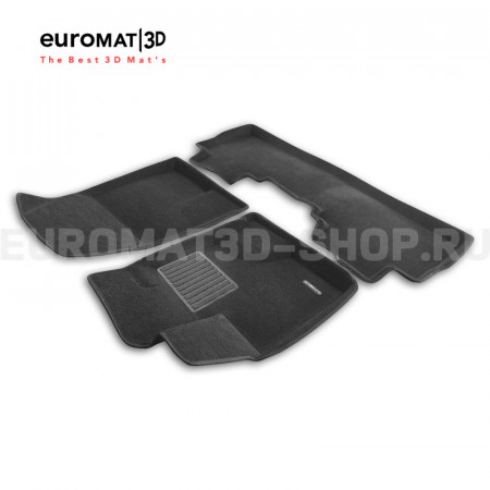 Текстильные 3D коврики Euromat3D Business в салон для Haval F7 (2024-) (2WD) № EMC3D-001472