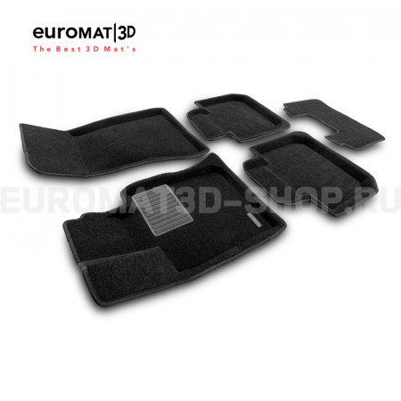 Текстильные 3D коврики Euromat3D Business в салон для Bmw 8 (G16) (2018-) № EMC3D-001207